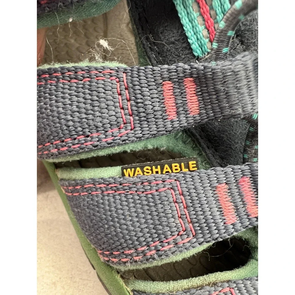 KEEN Newport H2 Sandals Youth 4 Navy Blue Green Pink Hiking Water Washable